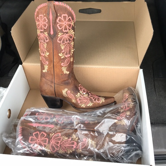 IVE WEST- Debra Rosa Cowgirl Western Boot - Picture 5 of 9